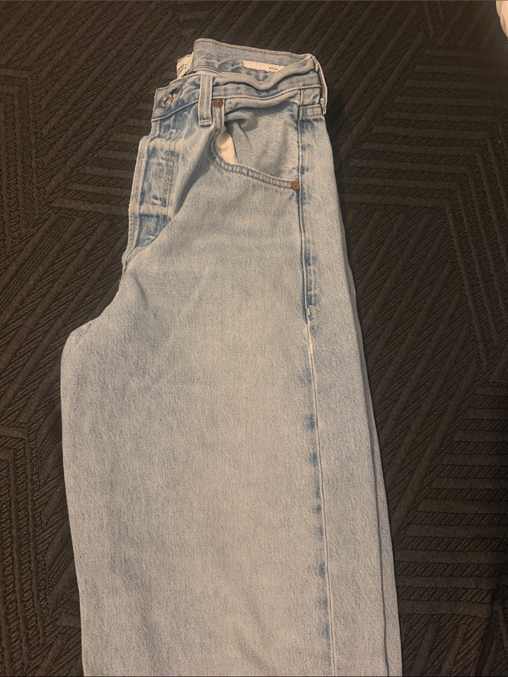 Citizens Of Humanity Ayla Light Blue Straight Leg Women's Jeans - Picture 11 of 11